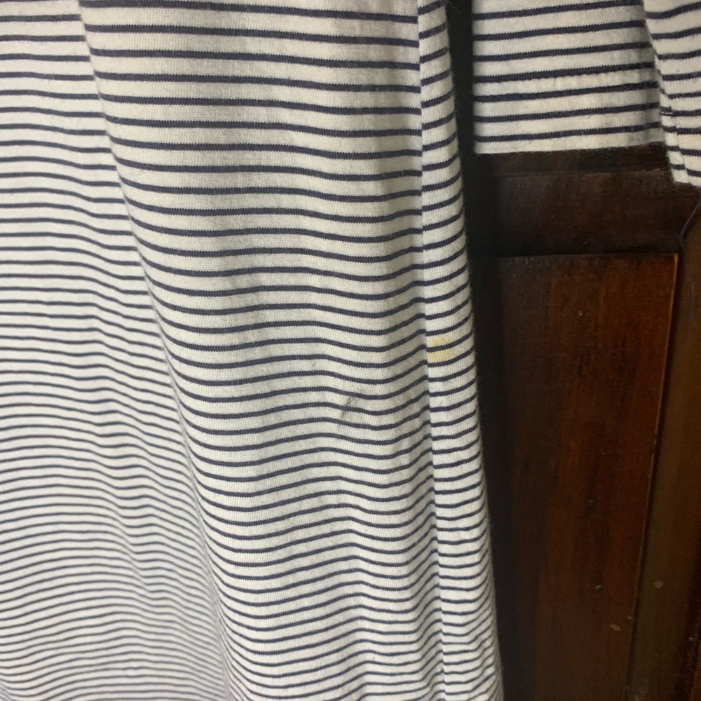 Large Lilly Pulitzer Womens Dress Blue Stripe Cotten Resort vacation Easter - Picture 4 of 6
